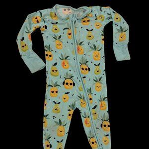 Little Sleepies 6-12m Pineapple Jams Zippy